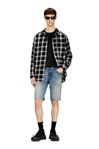 2033 d-krooley-short jogg Slim-fit shorts in clean JoggJeans