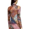 c-amelia Stretch-viscose shirt with Heraldic print c-amelia Stretch-viscose shirt with Heraldic print