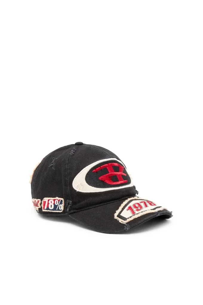 c-braff Baseball cap with embroidered patches c-braff Baseball cap with embroidered patches