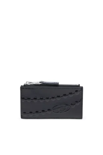 card holder iii Leather card holder with embossed chain motif card holder iii Leather card holder with embossed chain motif