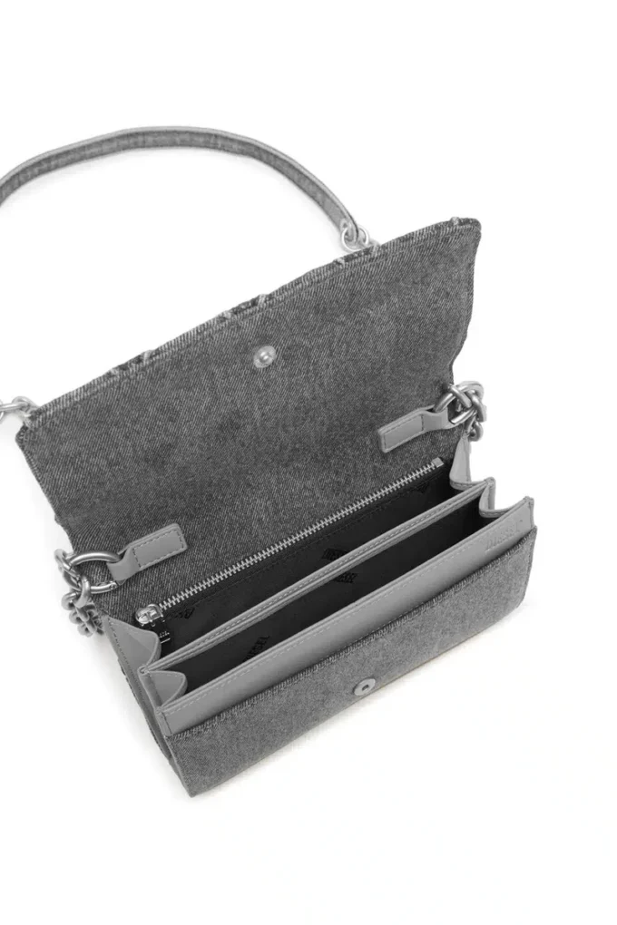 charm-d wallet strap Wallet purse in argyle quilted denim charm-d wallet strap Wallet purse in argyle quilted denim
