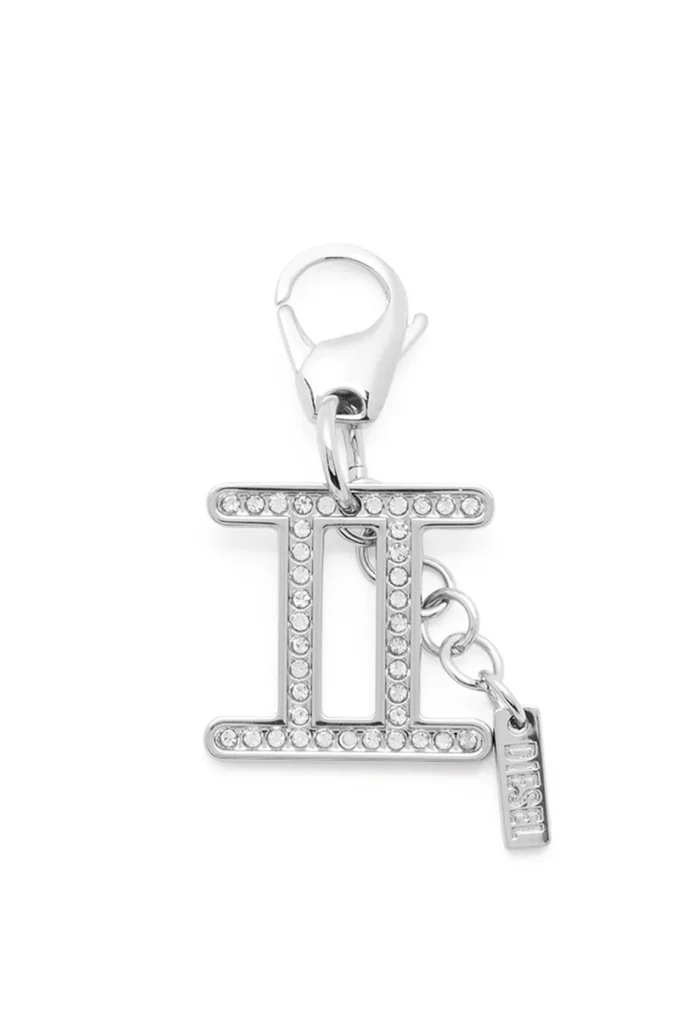 charm gemini Metal Gemini charm with rhinestones charm gemini Metal Gemini charm with rhinestones