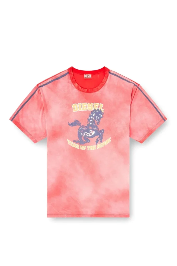 cl-t-boxt-horse Cotton T-shirt with horse graphic print cl-t-boxt-horse Cotton T-shirt with horse graphic print