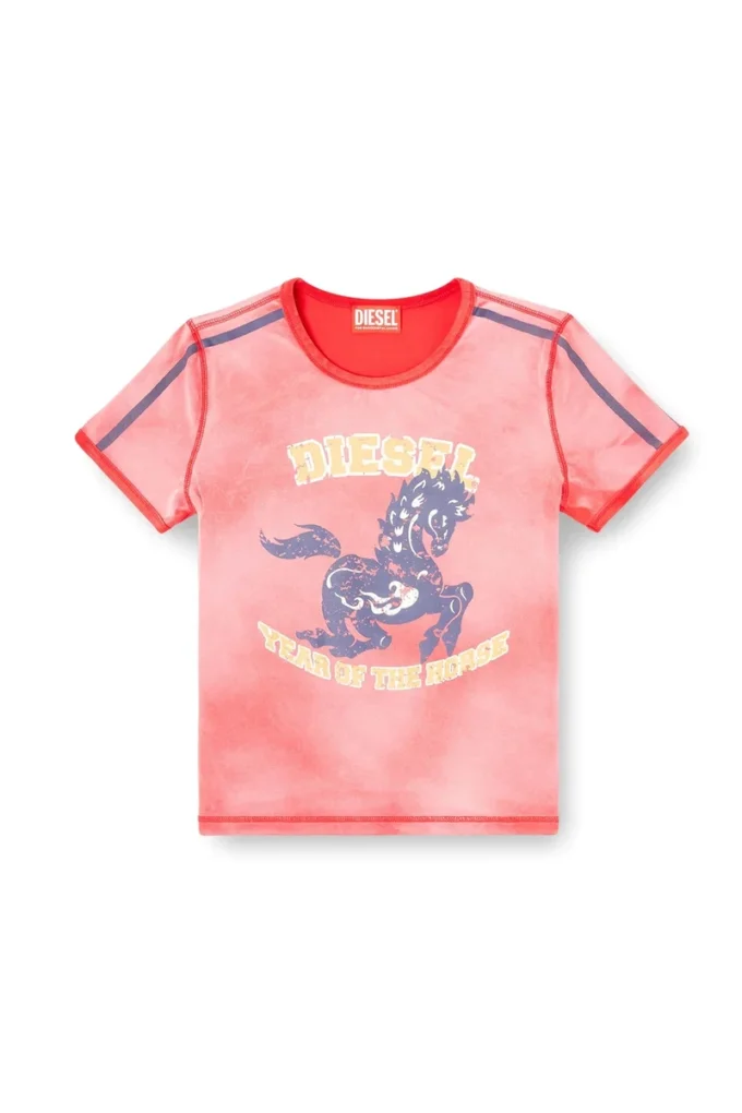 cl-t-uncutie-horse Cotton stretch T-shirt with horse graphic print cl-t-uncutie-horse Cotton stretch T-shirt with horse graphic print