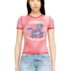 cl-t-uncutie-horse Cotton stretch T-shirt with horse graphic print cl-t-uncutie-horse Cotton stretch T-shirt with horse graphic print