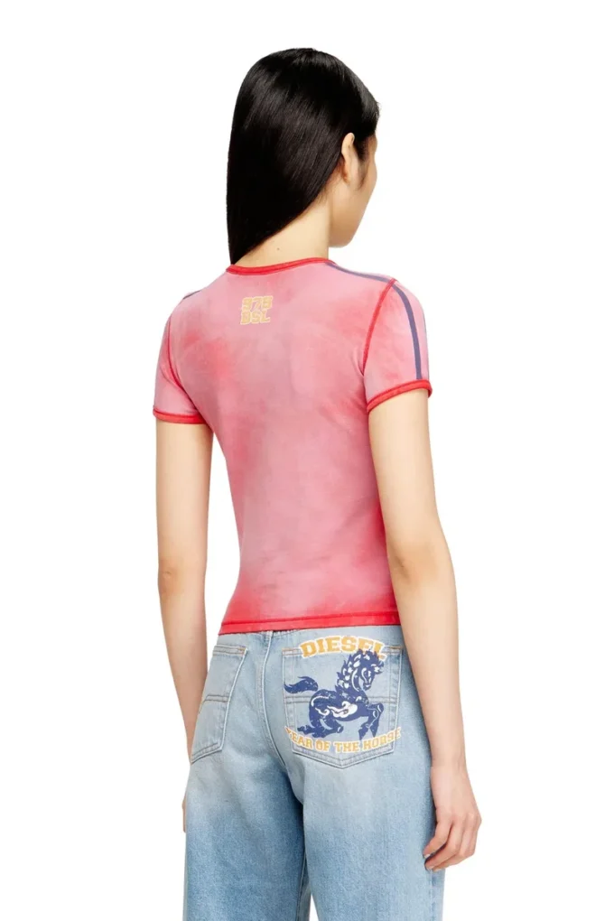 cl-t-uncutie-horse Cotton stretch T-shirt with horse graphic print cl-t-uncutie-horse Cotton stretch T-shirt with horse graphic print