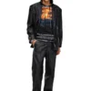 d-bla-fse Denim blazer with craquelé coating d-bla-fse Denim blazer with craquelé coating