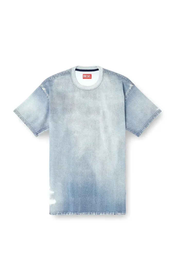 d-box jogg T-shirt in printed bleach-effect JoggJeans d-box jogg T-shirt in printed bleach-effect JoggJeans