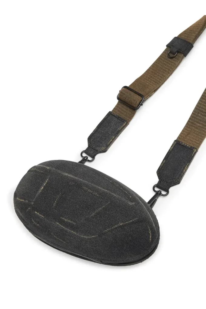 d-clutch D-Clutch-Oval D Clutch in treated denim d-clutch D-Clutch-Oval D Clutch in treated denim