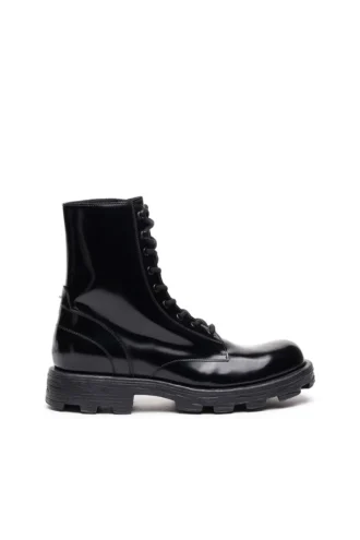 d-hammer bt D-Hammer-Combat boots in glossed leather d-hammer bt D-Hammer-Combat boots in glossed leather