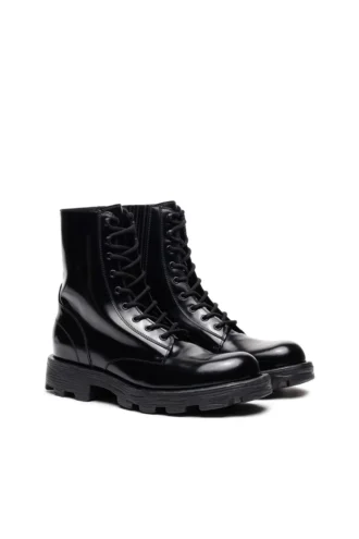 d-hammer bt D-Hammer-Combat boots in glossed leather d-hammer bt D-Hammer-Combat boots in glossed leather
