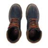 d-hammer lace up w D-Hammer-Combat boots in denim and suede