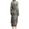 d-iletta Wrap dress in denim-look viscose d-iletta Wrap dress in denim-look viscose