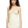 d-inlay Nylon mini dress with Heraldic print d-inlay Nylon mini dress with Heraldic print