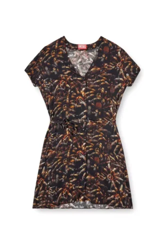 d-ollish Viscose dress with waist belt d-ollish Viscose dress with waist belt