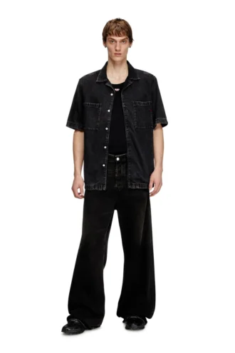 d-paroshort Bowling shirt in Tencel denim d-paroshort Bowling shirt in Tencel denim