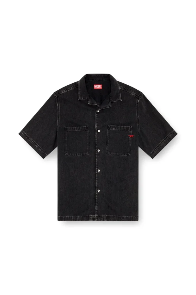 d-paroshort Bowling shirt in Tencel denim d-paroshort Bowling shirt in Tencel denim