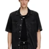 d-paroshort Bowling shirt in Tencel denim d-paroshort Bowling shirt in Tencel denim
