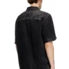 d-paroshort Bowling shirt in Tencel denim d-paroshort Bowling shirt in Tencel denim
