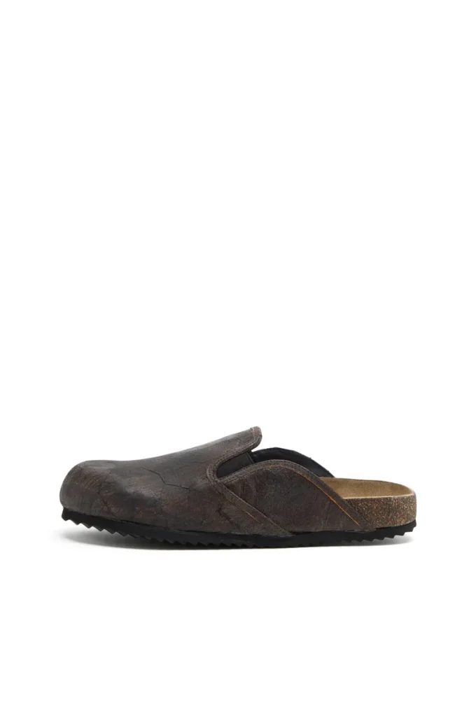 d-woodstock slip-on D-Woodstock-Clogs in crackle-effect suede d-woodstock slip-on D-Woodstock-Clogs in crackle-effect suede