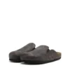 d-woodstock slip-on D-Woodstock-Clogs in crackle-effect suede d-woodstock slip-on D-Woodstock-Clogs in crackle-effect suede