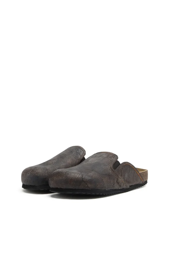 d-woodstock slip-on D-Woodstock-Clogs in crackle-effect suede d-woodstock slip-on D-Woodstock-Clogs in crackle-effect suede