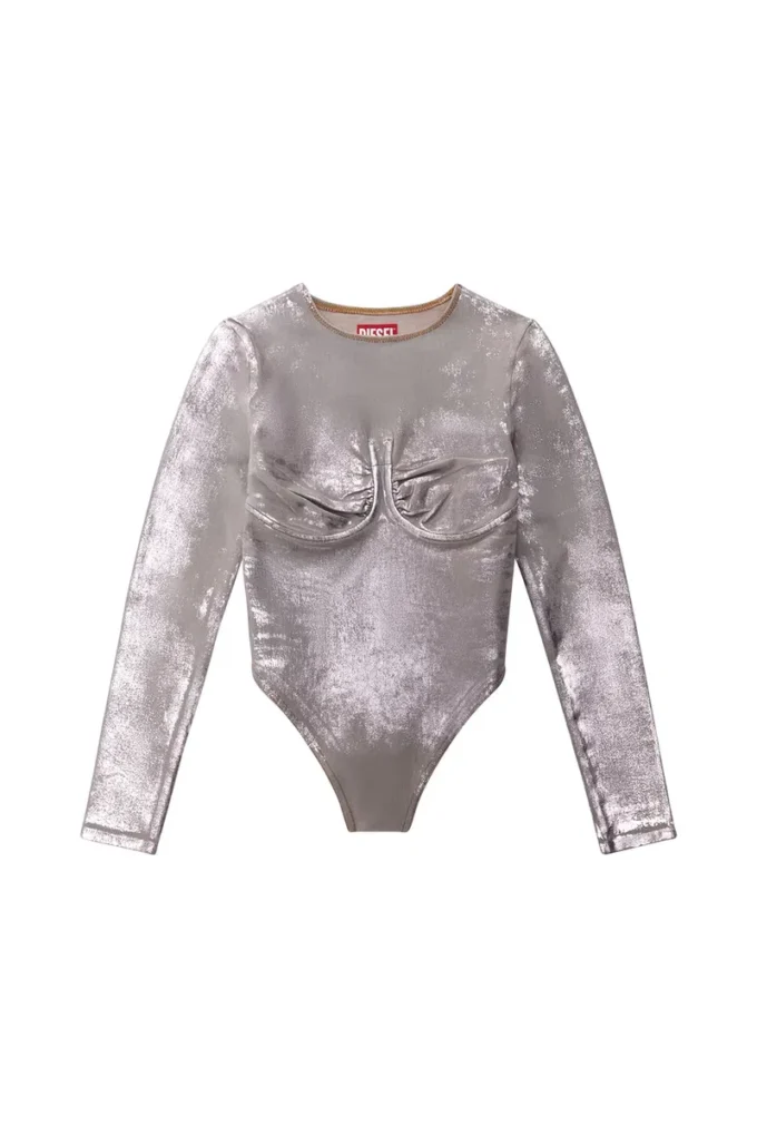 de-nikki-ls-fse Bodysuit in shimmering denim de-nikki-ls-fse Bodysuit in shimmering denim
