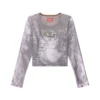 de-top1-fse Long-sleeve top with crystal plaque de-top1-fse Long-sleeve top with crystal plaque