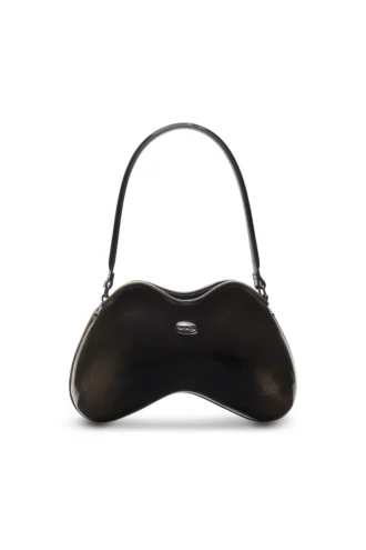 double-d shoulder Double-D-Rigid shoulder bag in dégradé glossy PU double-d shoulder Double-D-Rigid shoulder bag in dégradé glossy PU