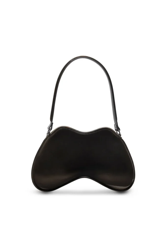 double-d shoulder Double-D-Rigid shoulder bag in dégradé glossy PU double-d shoulder Double-D-Rigid shoulder bag in dégradé glossy PU