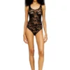ezzy-utlt Nylon bodysuit with lace design ezzy-utlt Nylon bodysuit with lace design