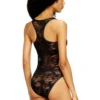 ezzy-utlt Nylon bodysuit with lace design ezzy-utlt Nylon bodysuit with lace design