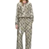 f-erequins Sequined sweater with plaid design f-erequins Sequined sweater with plaid design