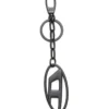 holy-c Metal Oval D keyring with crystals holy-c Metal Oval D keyring with crystals