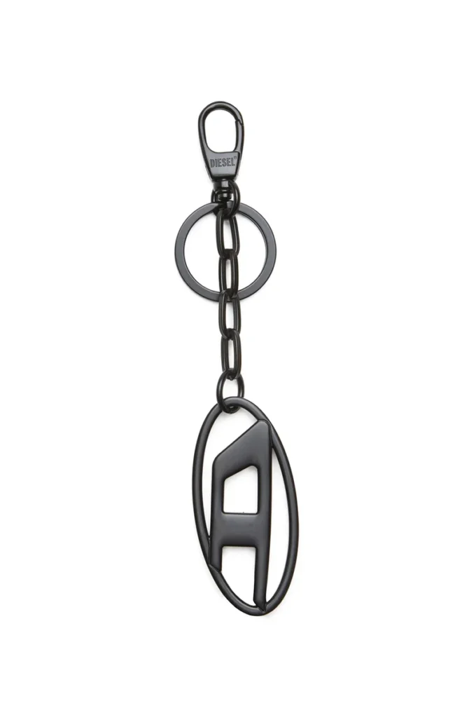 holy-c Metal Oval D keyring with crystals holy-c Metal Oval D keyring with crystals