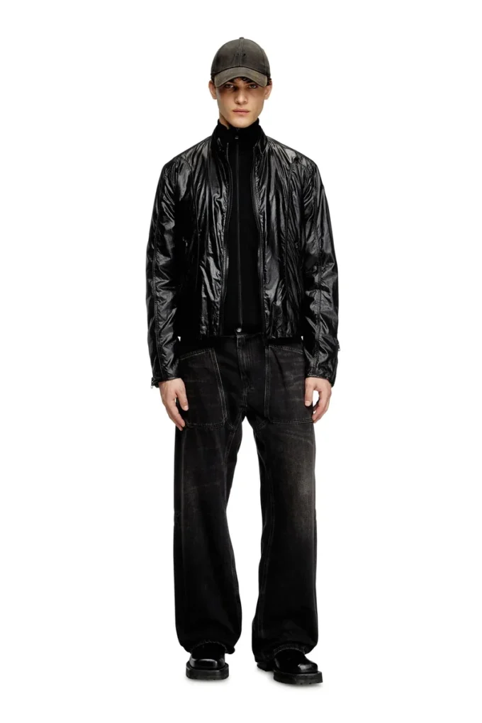j-clays Biker jacket in shiny ripstop j-clays Biker jacket in shiny ripstop