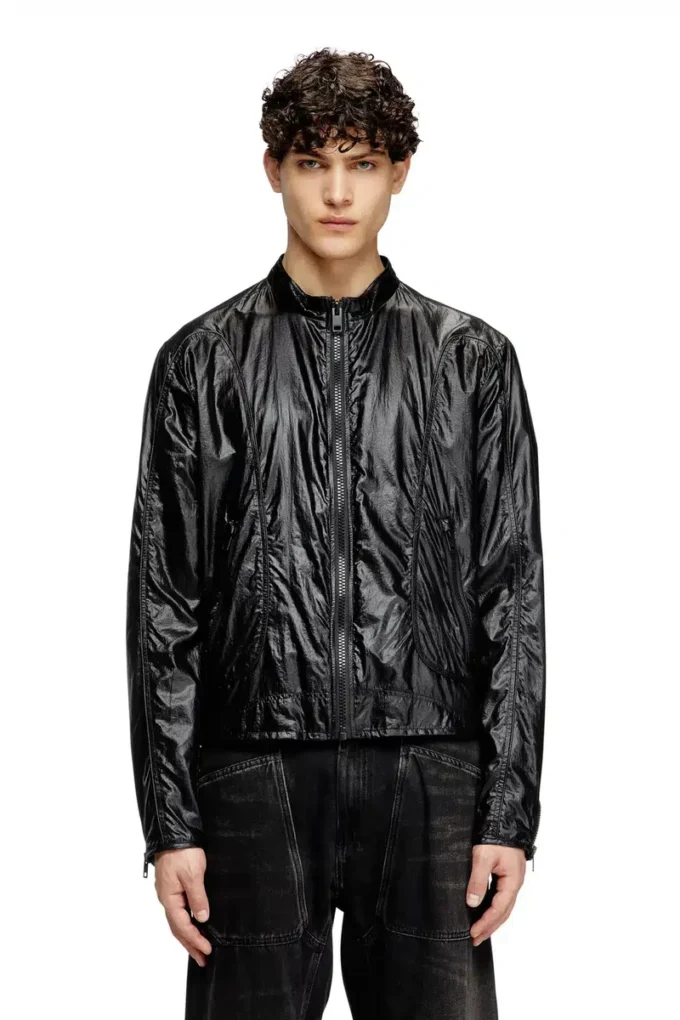 j-clays Biker jacket in shiny ripstop j-clays Biker jacket in shiny ripstop