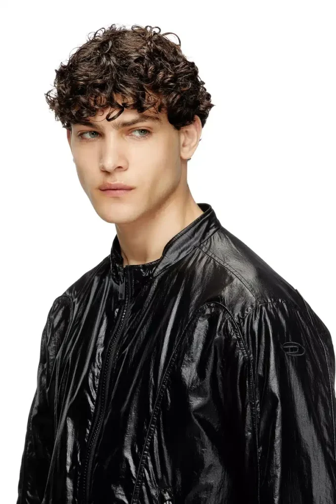 j-clays Biker jacket in shiny ripstop j-clays Biker jacket in shiny ripstop