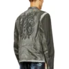 j-evert Biker jacket in printed canvas j-evert Biker jacket in printed canvas