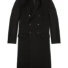 j-ritz Longline cool wool coat in denim detail j-ritz Longline cool wool coat in denim detail