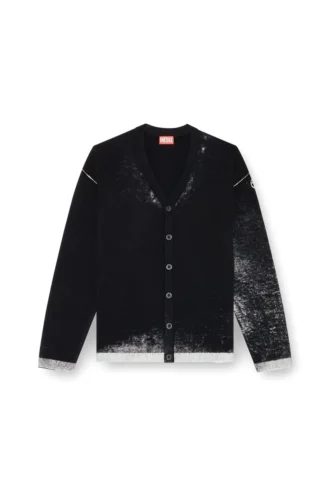 k-larence-cardigan-b Reverse-print cotton cardigan k-larence-cardigan-b Reverse-print cotton cardigan