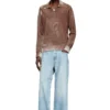 k-lawrence Polo jumper with faded reverse print k-lawrence Polo jumper with faded reverse print