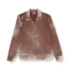k-lawrence Polo jumper with faded reverse print k-lawrence Polo jumper with faded reverse print