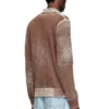 k-lawrence Polo jumper with faded reverse print k-lawrence Polo jumper with faded reverse print