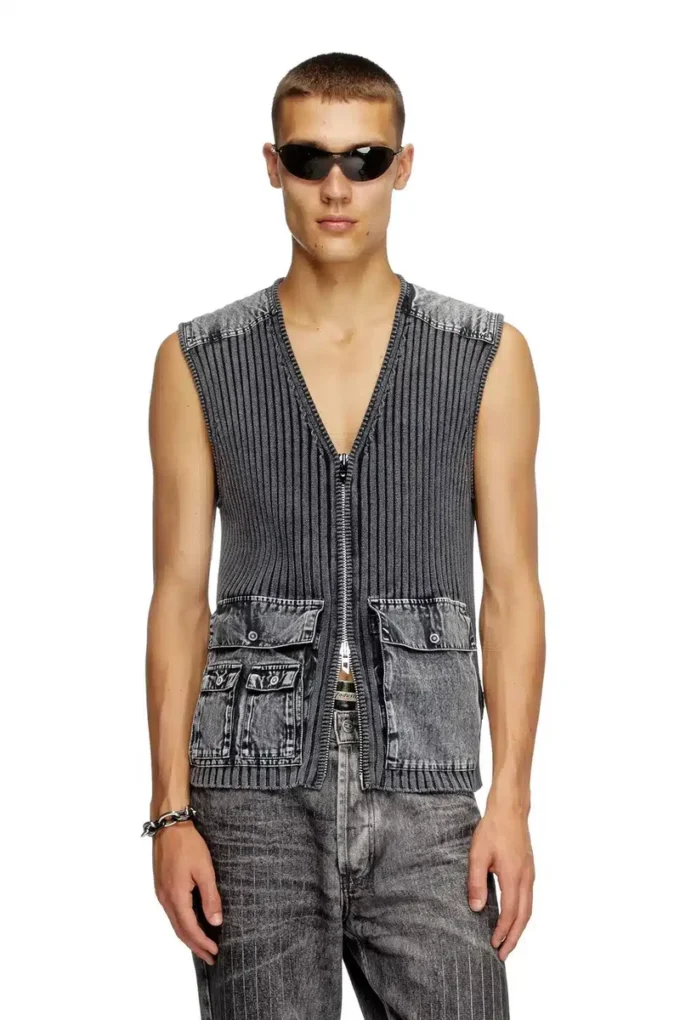 k-margie Utility vest with contrast panels k-margie Utility vest with contrast panels