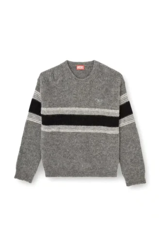 k-soren Striped jumper in alpaca blend k-soren Striped jumper in alpaca blend