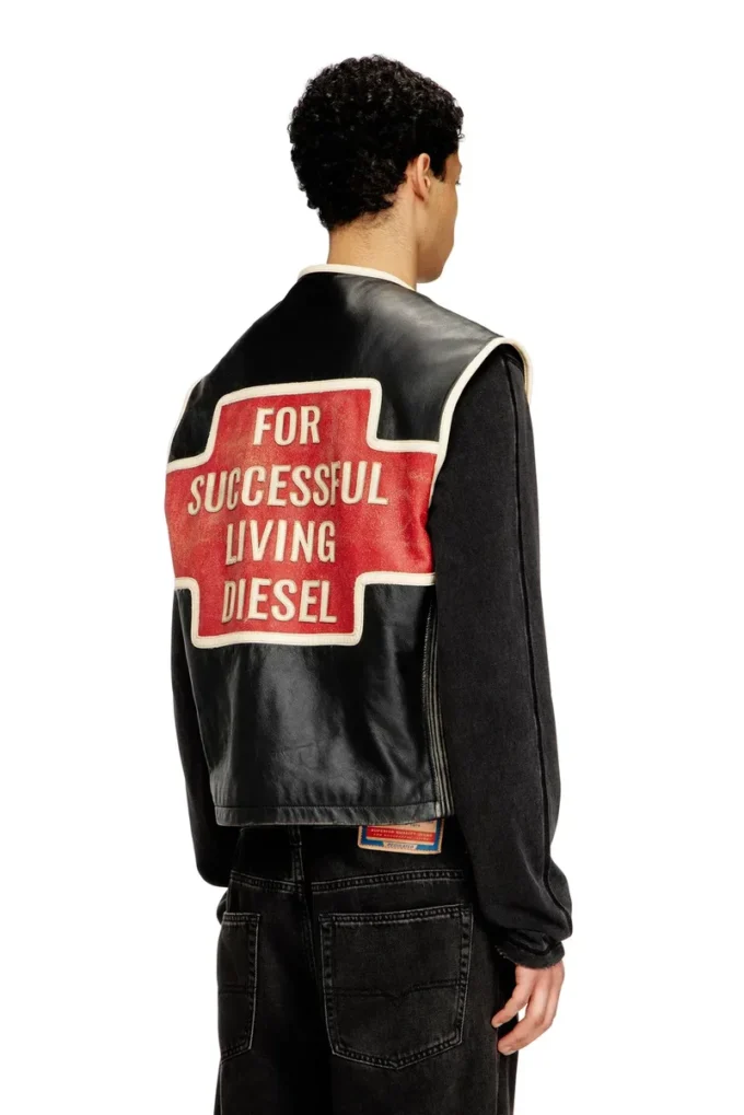 l-flying-20th Leather vest with embroidered patches l-flying-20th Leather vest with embroidered patches