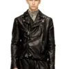 l-uncan Biker jacket in boiled leather l-uncan Biker jacket in boiled leather