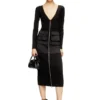 m-melti-ls Ribbed midi dress with cargo pockets m-melti-ls Ribbed midi dress with cargo pockets