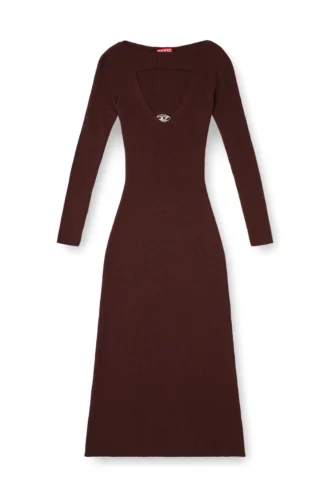 m-oloni Midi wool dress with inlay m-oloni Midi wool dress with inlay